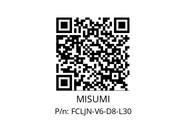   MISUMI FCLJN-V6-D8-L30