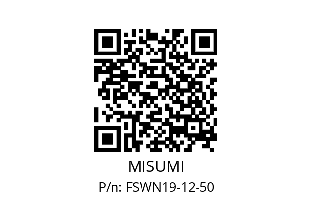   MISUMI FSWN19-12-50