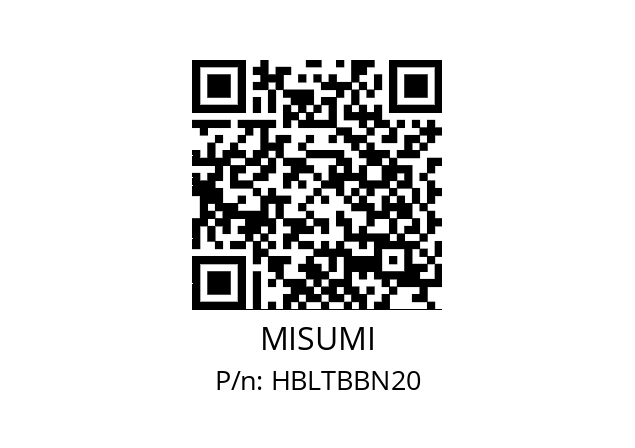   MISUMI HBLTBBN20