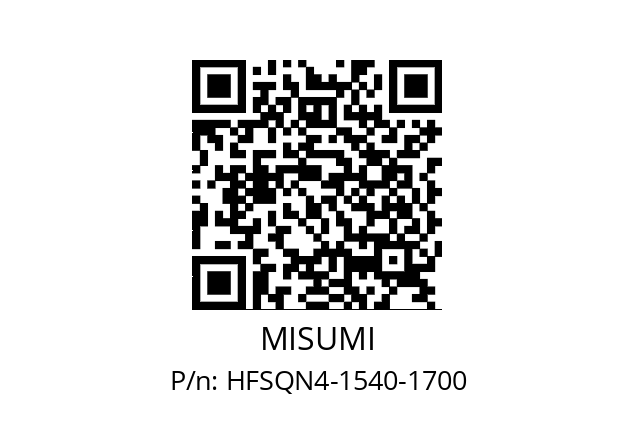   MISUMI HFSQN4-1540-1700