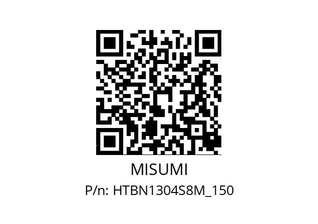   MISUMI HTBN1304S8M_150