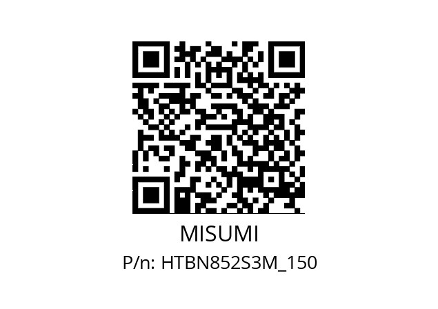   MISUMI HTBN852S3M_150