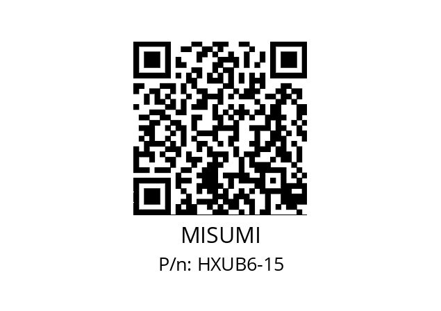   MISUMI HXUB6-15