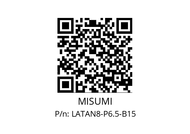   MISUMI LATAN8-P6.5-B15