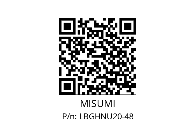   MISUMI LBGHNU20-48