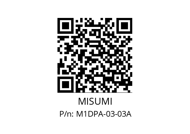   MISUMI M1DPA-03-03A