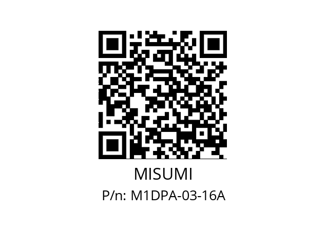   MISUMI M1DPA-03-16A