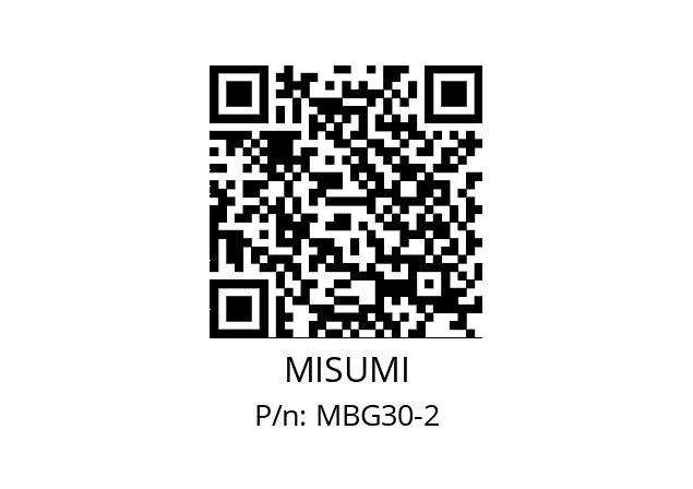   MISUMI MBG30-2