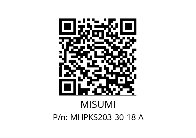   MISUMI MHPKS203-30-18-A