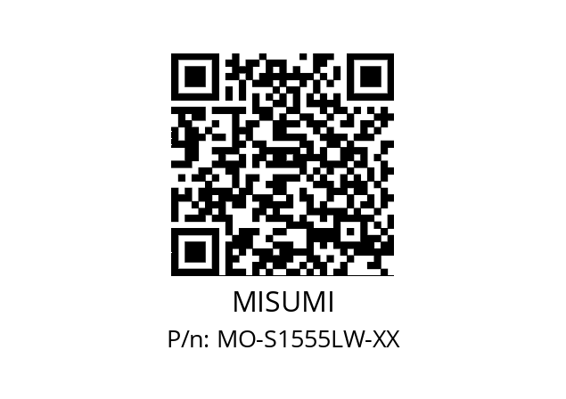   MISUMI MO-S1555LW-XX