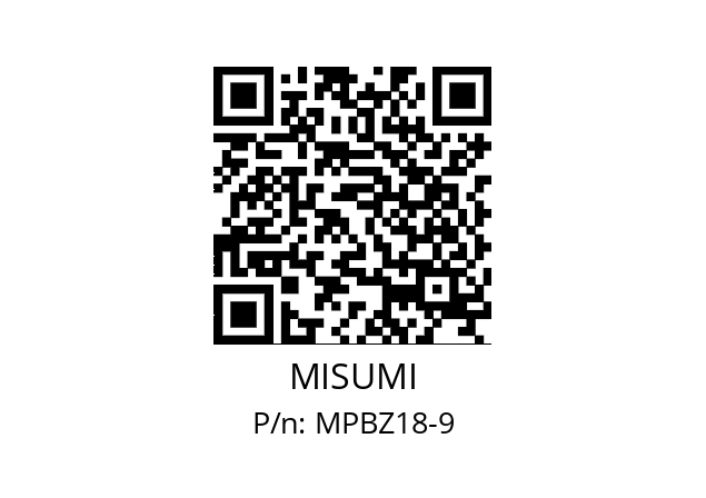   MISUMI MPBZ18-9