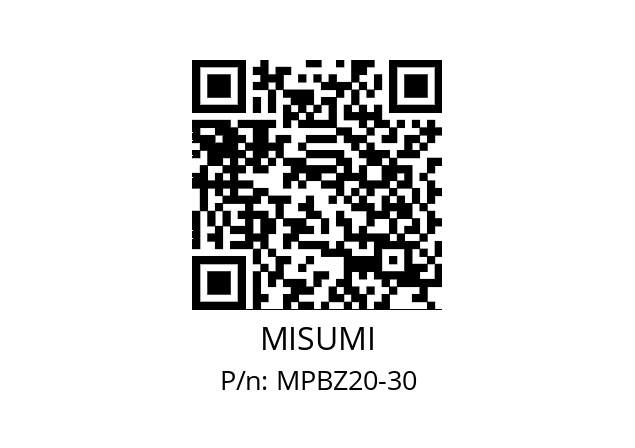   MISUMI MPBZ20-30