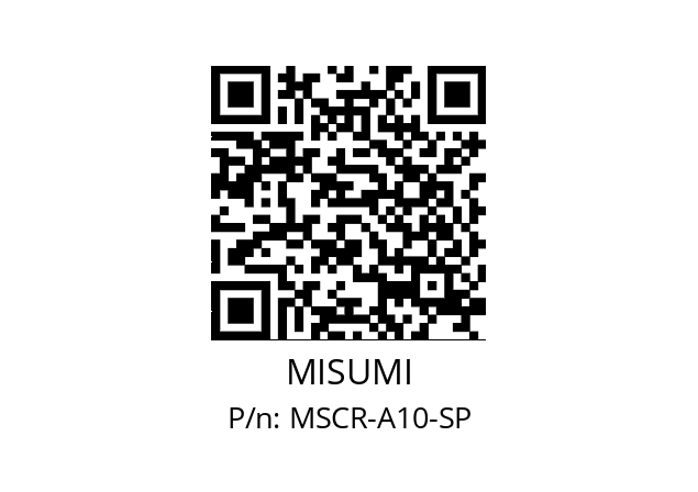   MISUMI MSCR-A10-SP