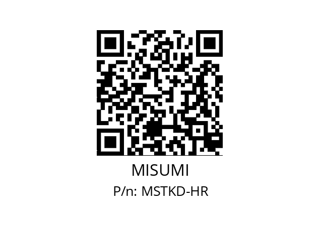   MISUMI MSTKD-HR