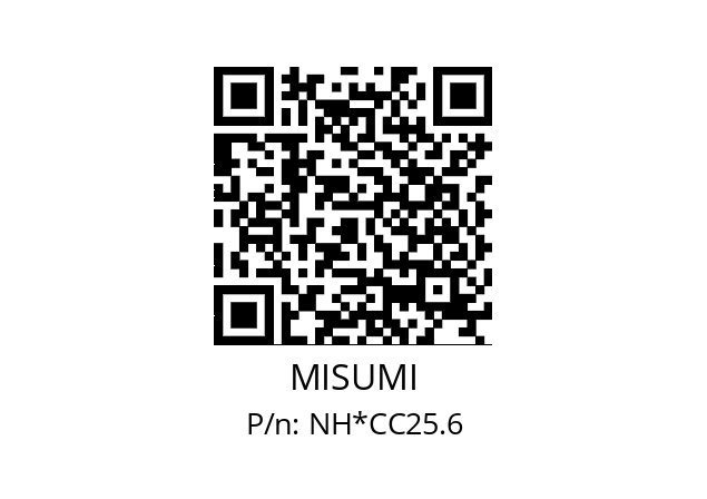   MISUMI NH*CC25.6