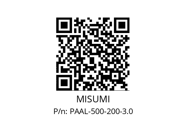   MISUMI PAAL-500-200-3.0