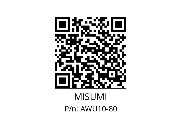   MISUMI AWU10-80