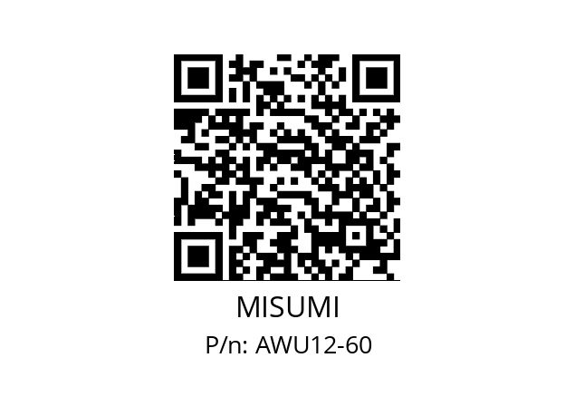   MISUMI AWU12-60