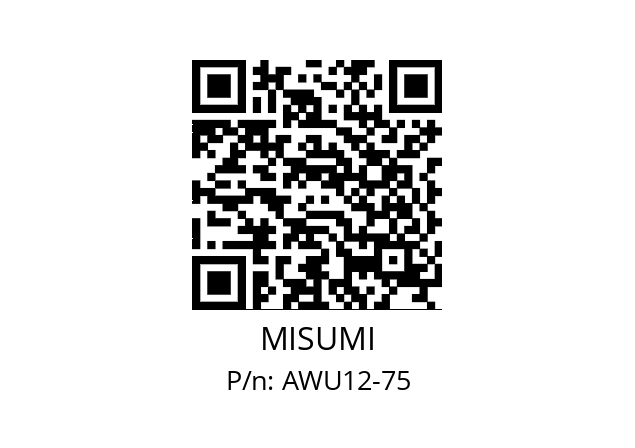   MISUMI AWU12-75