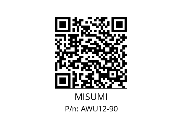   MISUMI AWU12-90