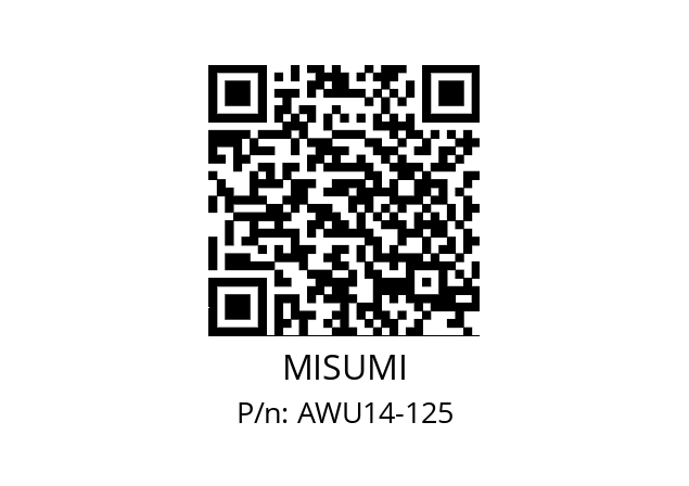   MISUMI AWU14-125