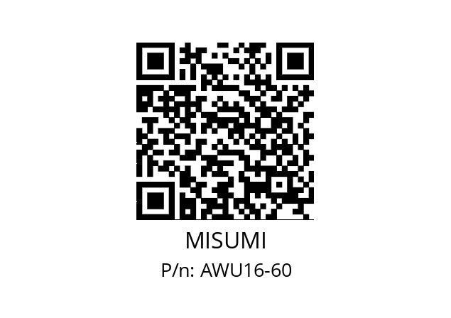   MISUMI AWU16-60