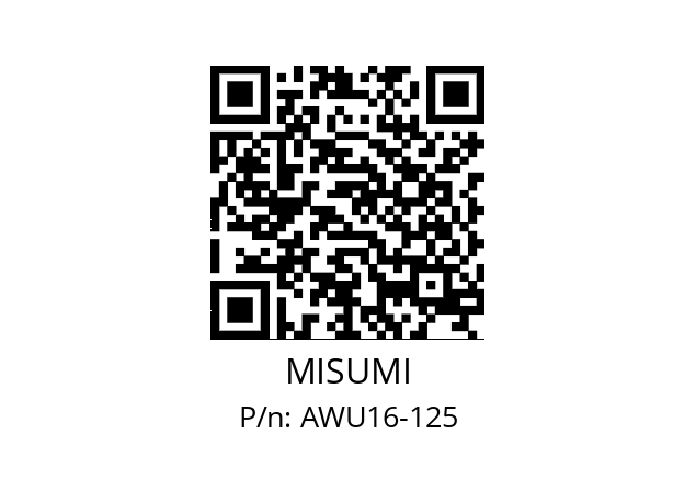   MISUMI AWU16-125