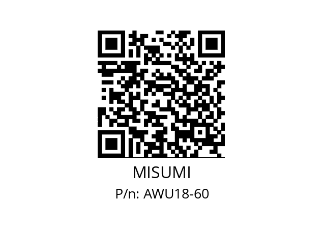   MISUMI AWU18-60