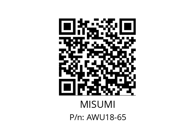   MISUMI AWU18-65