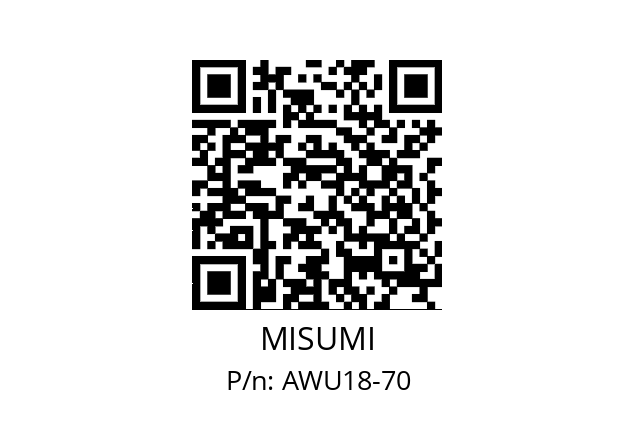   MISUMI AWU18-70