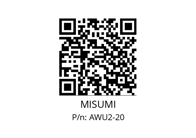   MISUMI AWU2-20