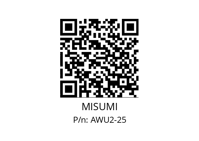   MISUMI AWU2-25