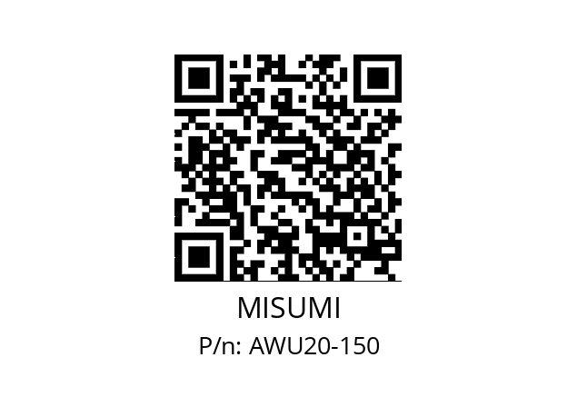   MISUMI AWU20-150