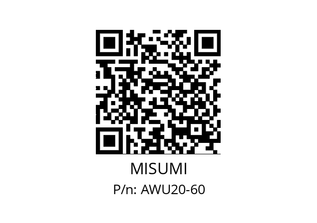   MISUMI AWU20-60