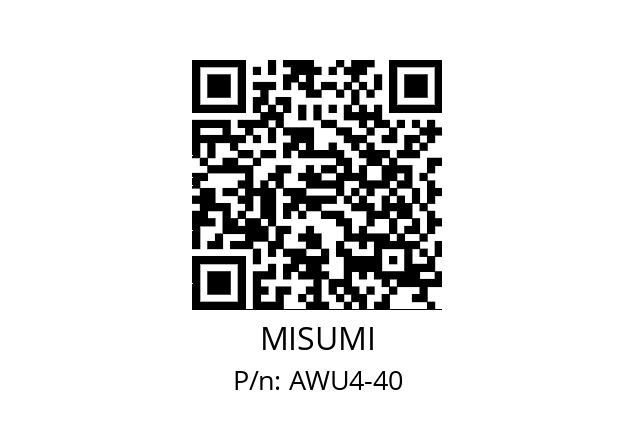   MISUMI AWU4-40