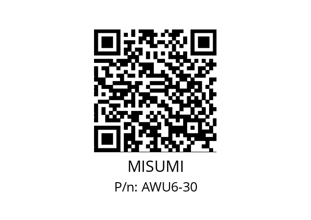   MISUMI AWU6-30