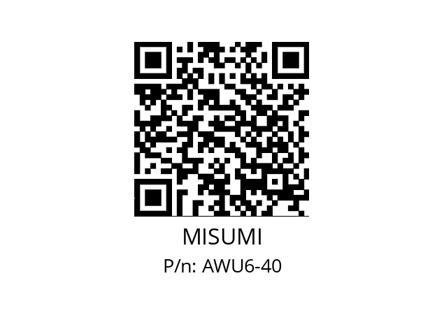   MISUMI AWU6-40