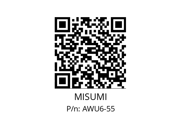   MISUMI AWU6-55