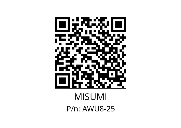   MISUMI AWU8-25