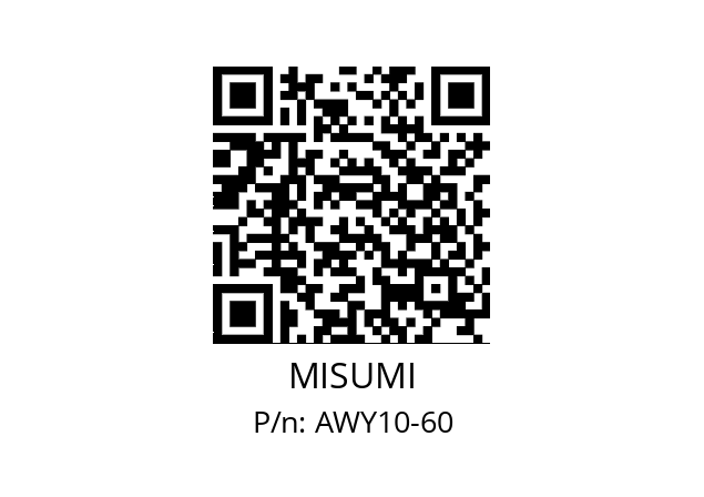   MISUMI AWY10-60