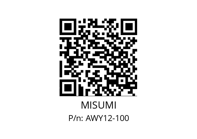   MISUMI AWY12-100