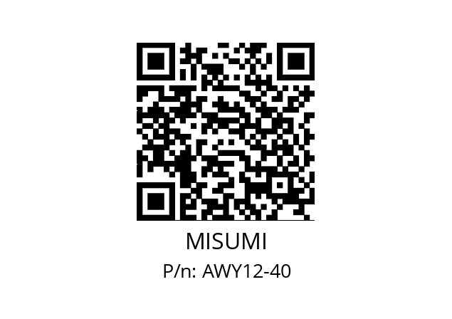   MISUMI AWY12-40