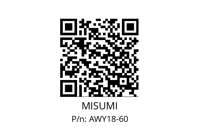   MISUMI AWY18-60