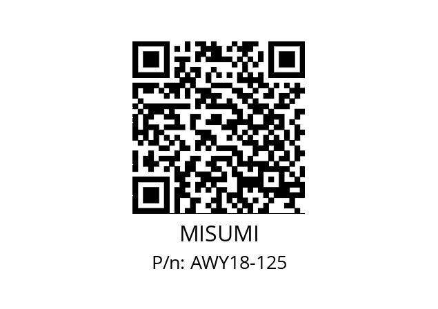   MISUMI AWY18-125