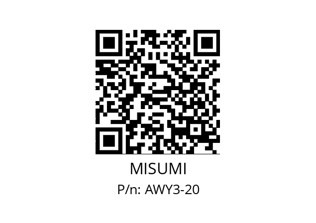   MISUMI AWY3-20