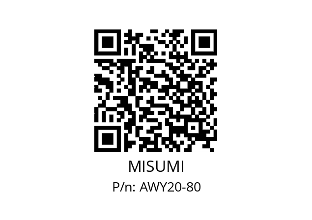   MISUMI AWY20-80