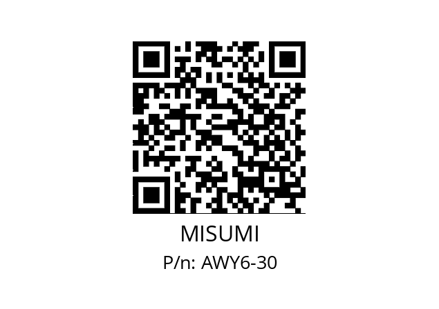   MISUMI AWY6-30