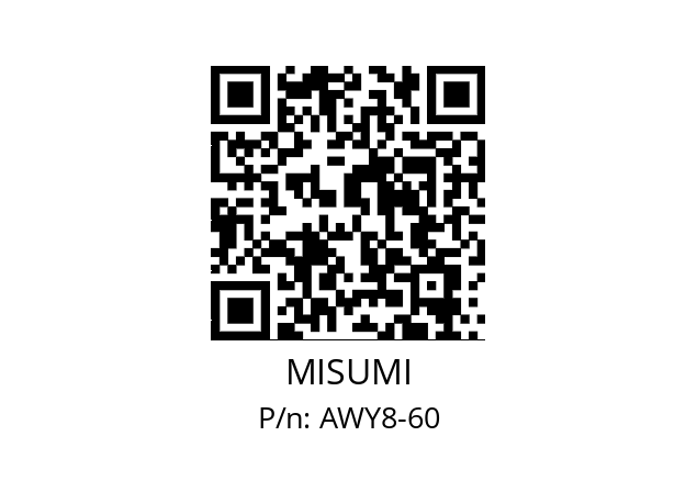   MISUMI AWY8-60