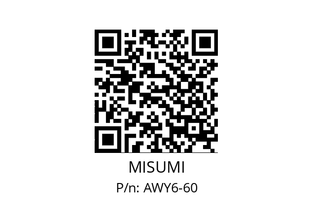   MISUMI AWY6-60