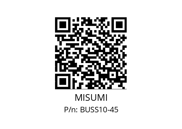   MISUMI BUSS10-45